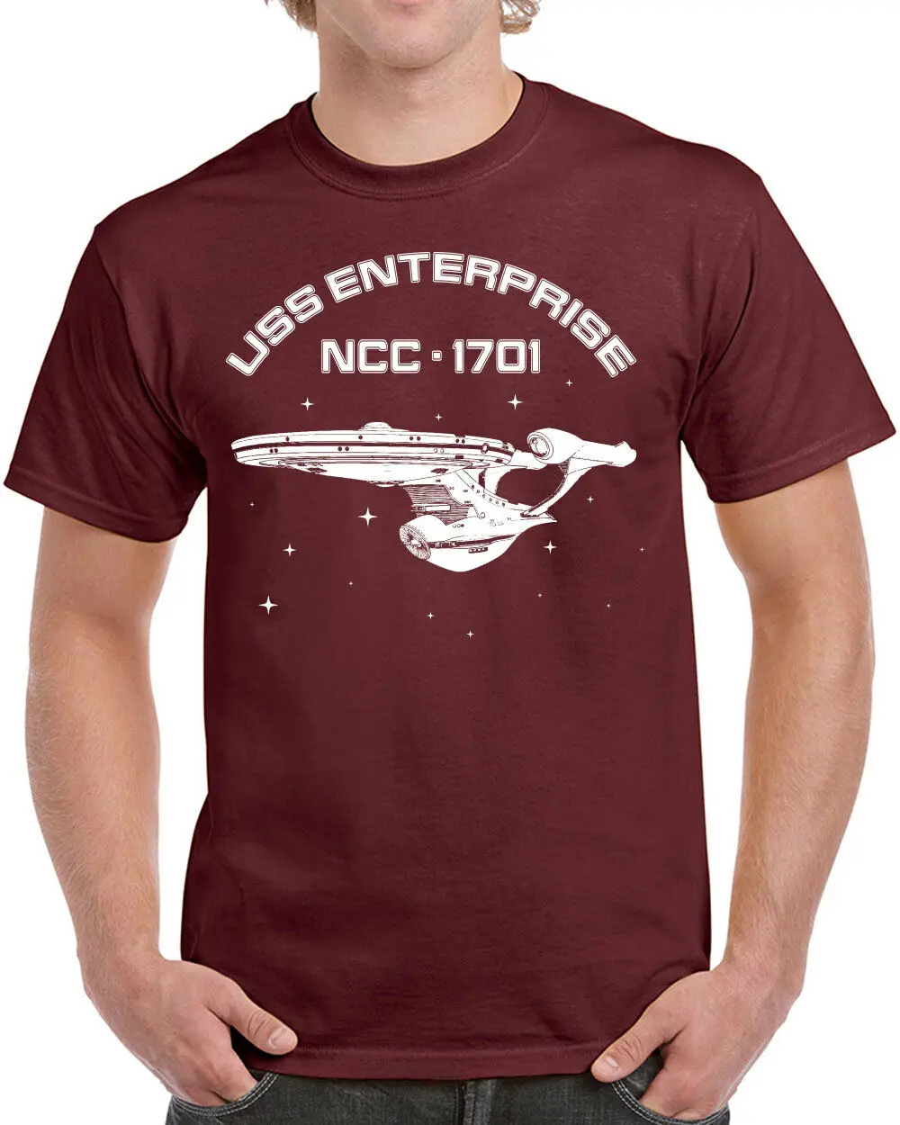 606 Энтерпрайз Для мужчин со звездами, чудак, дурачок Trek Kirk Спок капитан пространство бренда Летний стиль Для мужчин с О-образным вырезом печатная версия футболка
