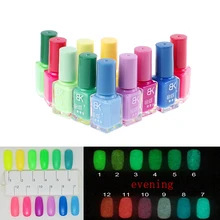 Яркий лак для ногтей Светящаяся Краска Лак для ногтей неоновый лак для ногтей светящийся флуоресцентный гель для ногтей светится в темноте