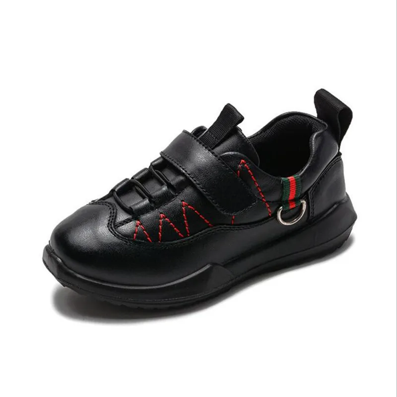 

Children Fashion Leather Shoe Baby Boy Kid Sneaker Children Genuine Leather Breathable Sport Shoes Quality Excellent Child Shoes
