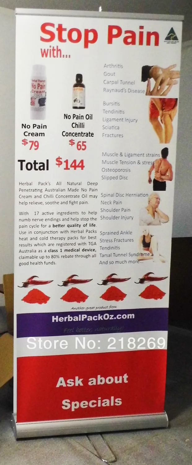 Best Seller Two Sided Rollup Banners Retractable Display Banner