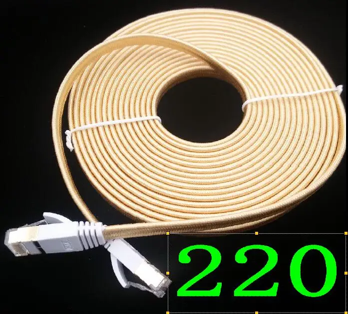 

A220 Gigabit Light speed Ethernet Cable RJ45 Cat7 Lan Cable UTP RJ 45 Network Cable for Cat6 Compatible Patch Cord