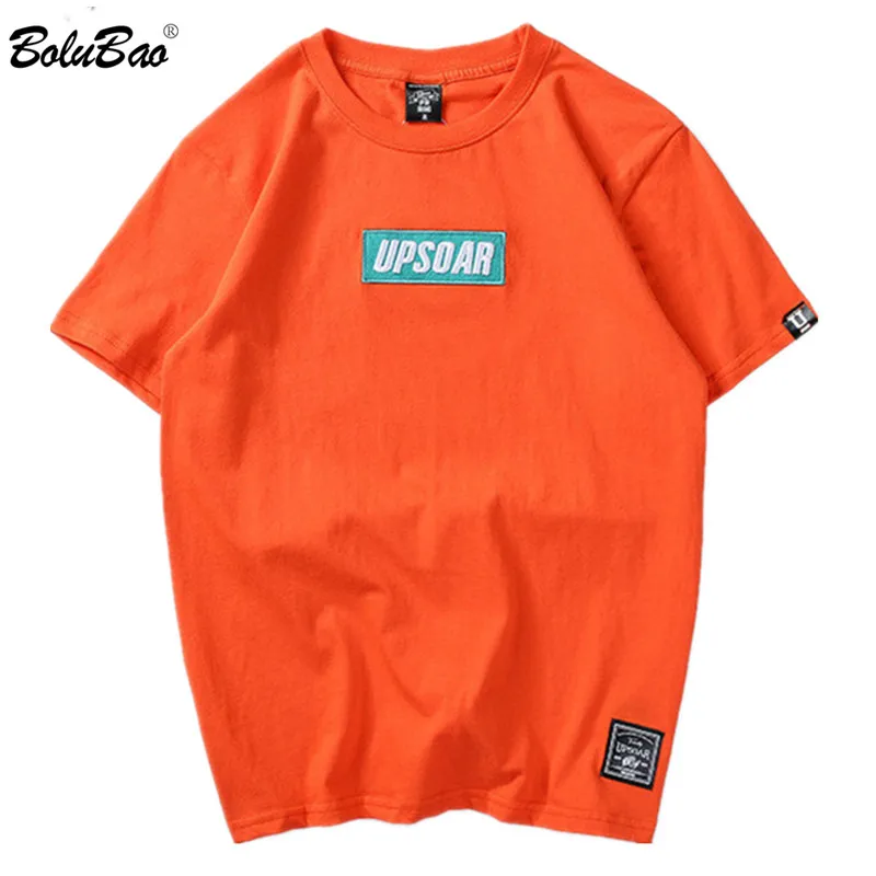 BOLUBAO модные для мужчин футболки для женщин хип хоп короткий рукав лето г. Повседневное Street мужчин T рубашки с принтом-надписью Футболка