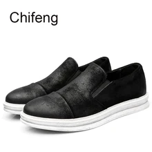Men’s casual Genuine Leather shoes 2017 new spring autumn British style fashion Solid color Daily men shoes