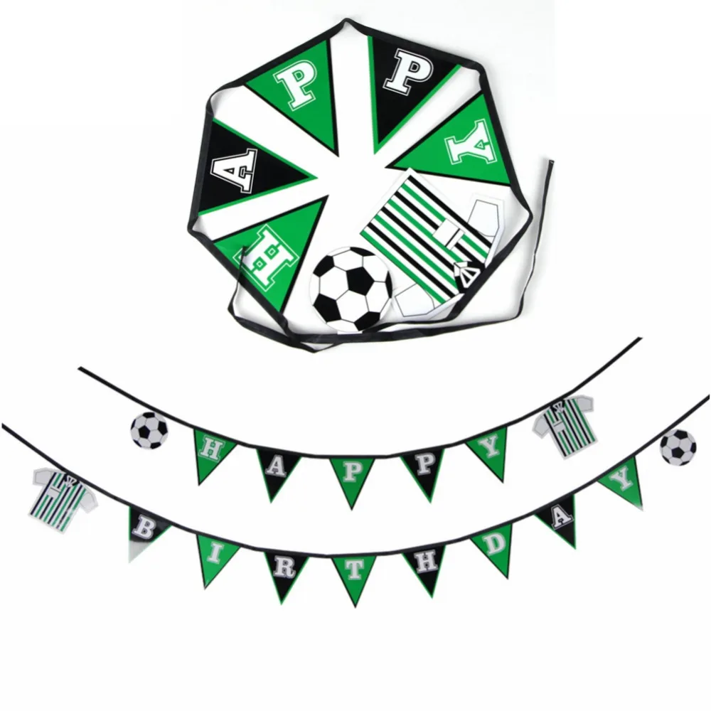 

Soccer Birthday Happy Birthday Banner Flag World Cup Banner Sports Theme For Kids Birthday Party Decoration