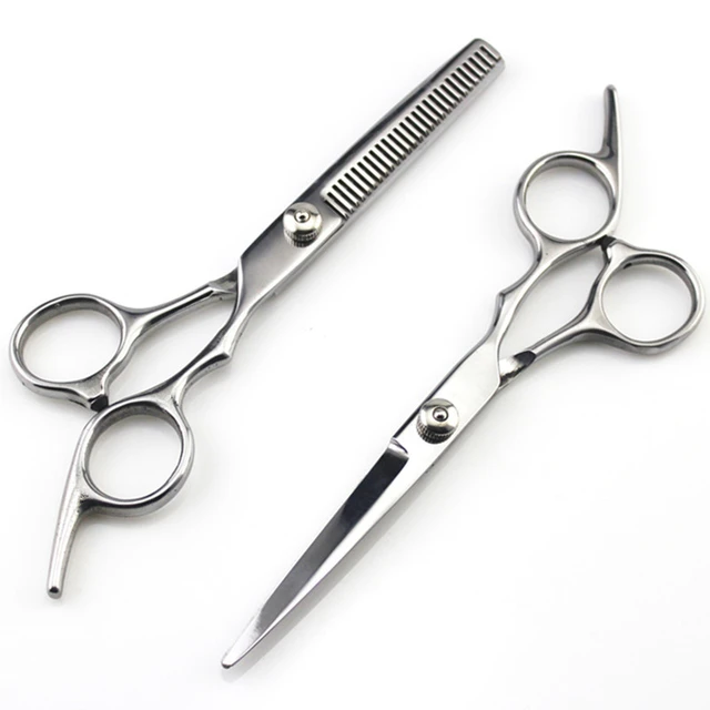 Japanese Stainless Steel Haircutting Scissors For Adults Haircut Shears  With Thinning Scissors - AliExpress