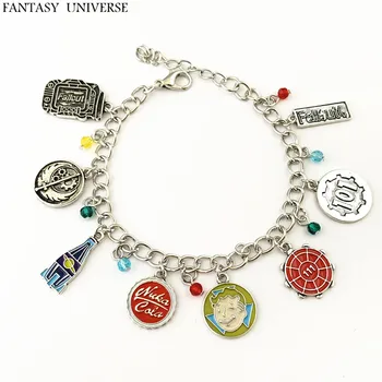 

FANTASY UNIVERSE Freeshipping 20pc a lot Fallout Charm Bracelet HRFFGFKSD03