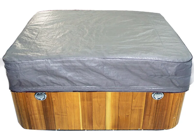 hot tub cover cap 7ftx7ft (213x213x30cm), prevent snow, rain and dust,can customize from 150cm to 450cm hot tub cover guard