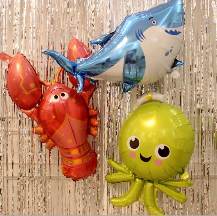 FANLUS Лобстер фольги Воздушные шары Игрушка море животное майлар воздушный шар