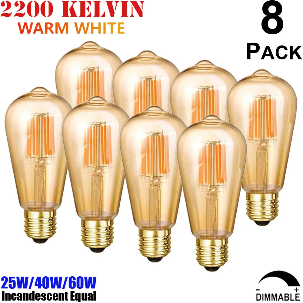 

Medium Edison Screw ES E27 ST64 Clear Glass Teardrop Style 220V/230V/240V AC Nipple Tipped LED Filament Light Bulb 4W 6W 8W Lamp