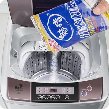 

2 packs! Effective Decontamination 125g Washing Machine Tank Cleaning Agent, Washing Tank Tube Cleaner Agent Bag