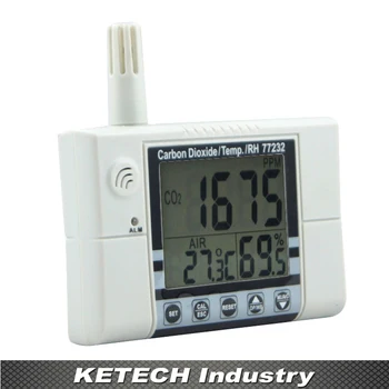 

Indoor Air Quality Detector Carbon Dioxide Alarm Co2 Tester AZ77232