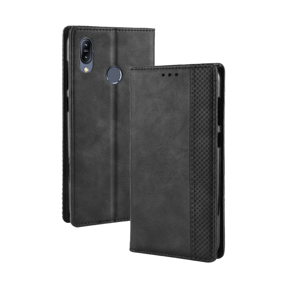 Чехол для Asus Zenfone Max M2 ZB633KL Роскошный кожаный флип кошелек чехол телефона Для