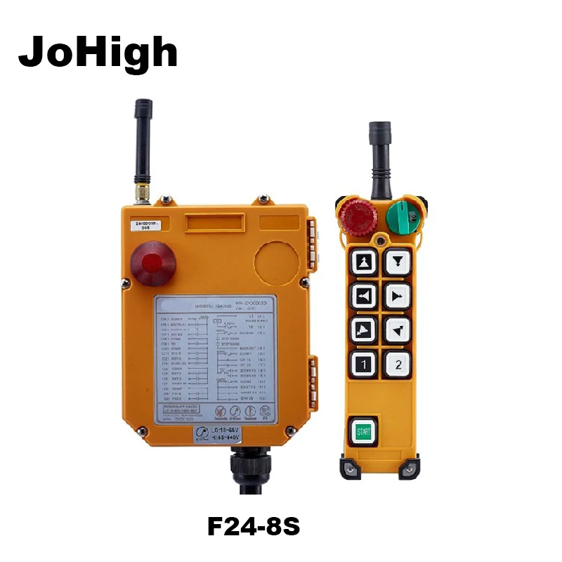 Беспроводной пульт дистанционного управления JoHigh Crane 220 В F24-8S с одной скоростью 315