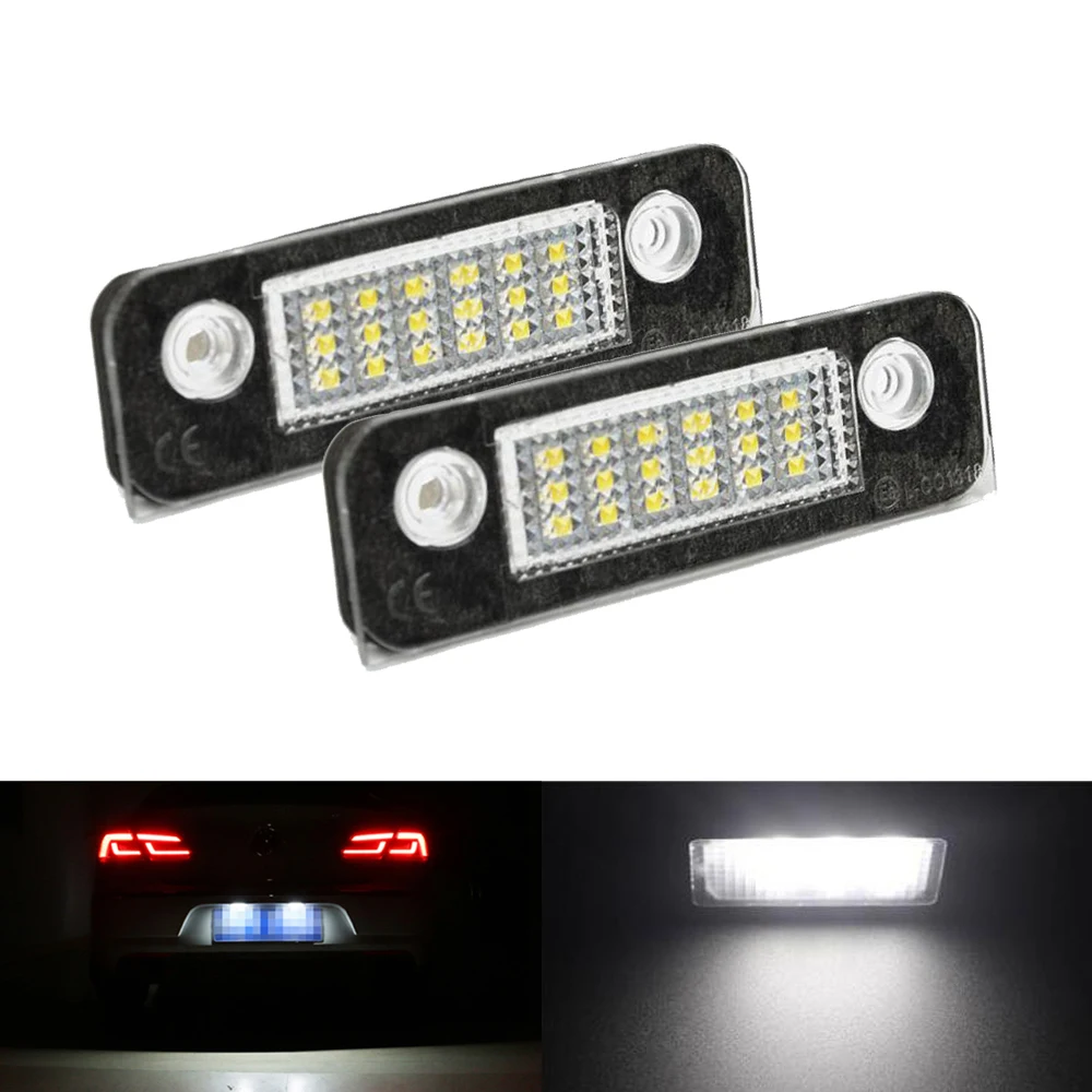 2pcs Car LED License Plate light For Ford Focus MK2 MK3 Fiesta MK6 Mondeo MK4 S-Max MK1 | Автомобили и мотоциклы