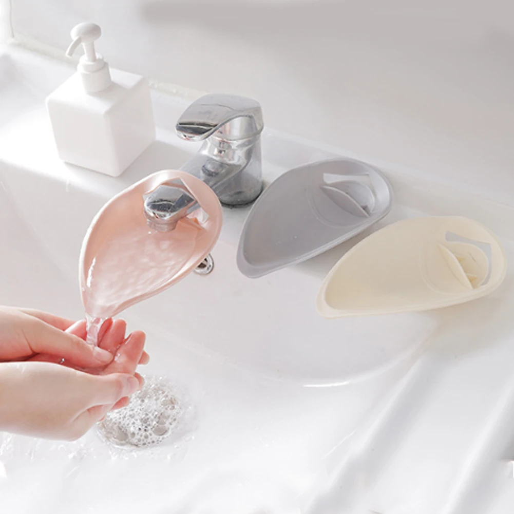 

Bathroom Faucet Extender Water Filter Durable Children Hands Washing Bath Spout Cover Kitchen Tap Extension Plastic Splash-proof