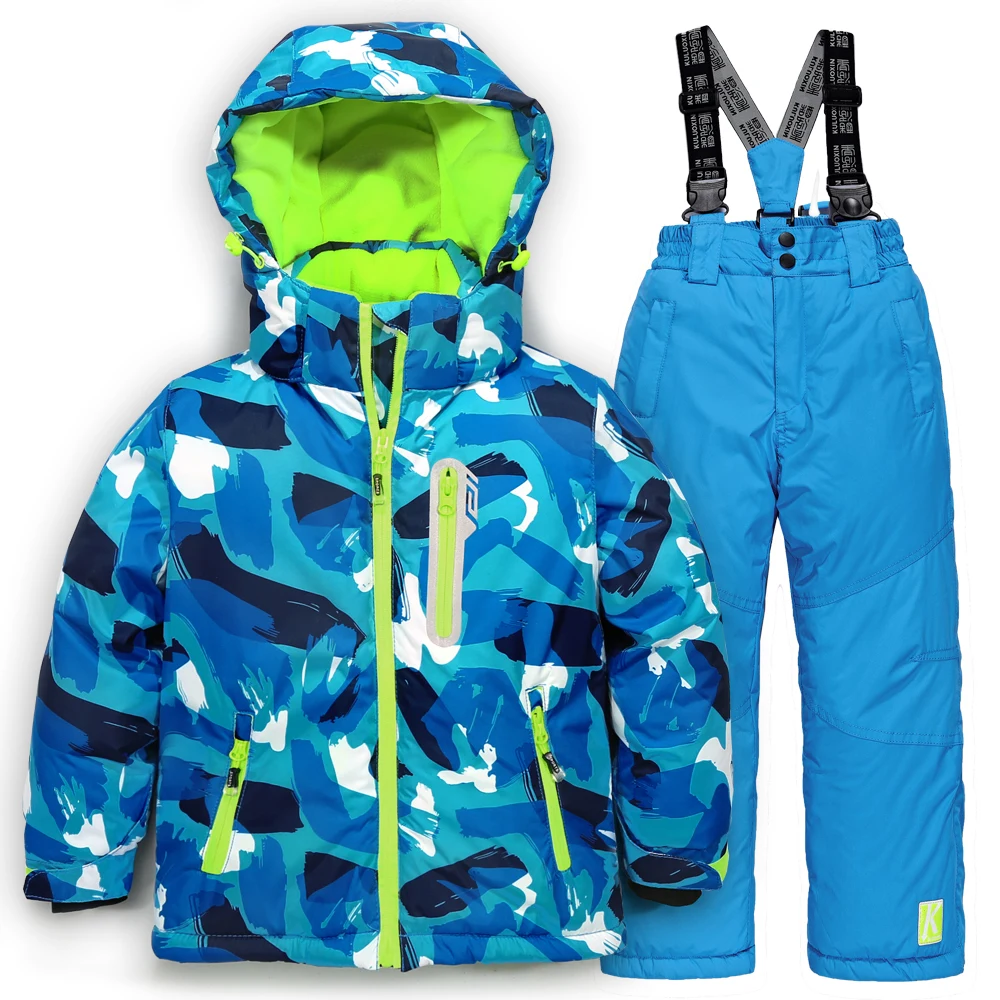 

Winter Waterproof Cotton Filling Snow Suit Ski Snowboarding Jacket + Pants