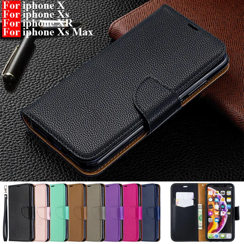 

For iphone XR Case Leather Vintage Phone Cases On iphone Xs Max Cases Flip 360 Magnetic Wallet Cases For Hoesje iphone X Cover X