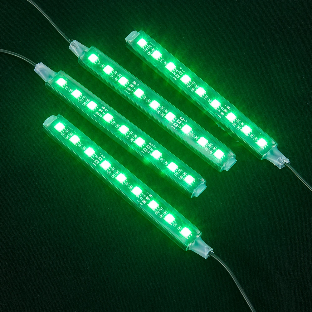 YIJINSHENG автомобильный RGB светодиодный ленточный светильник 4 шт. s Декоративные