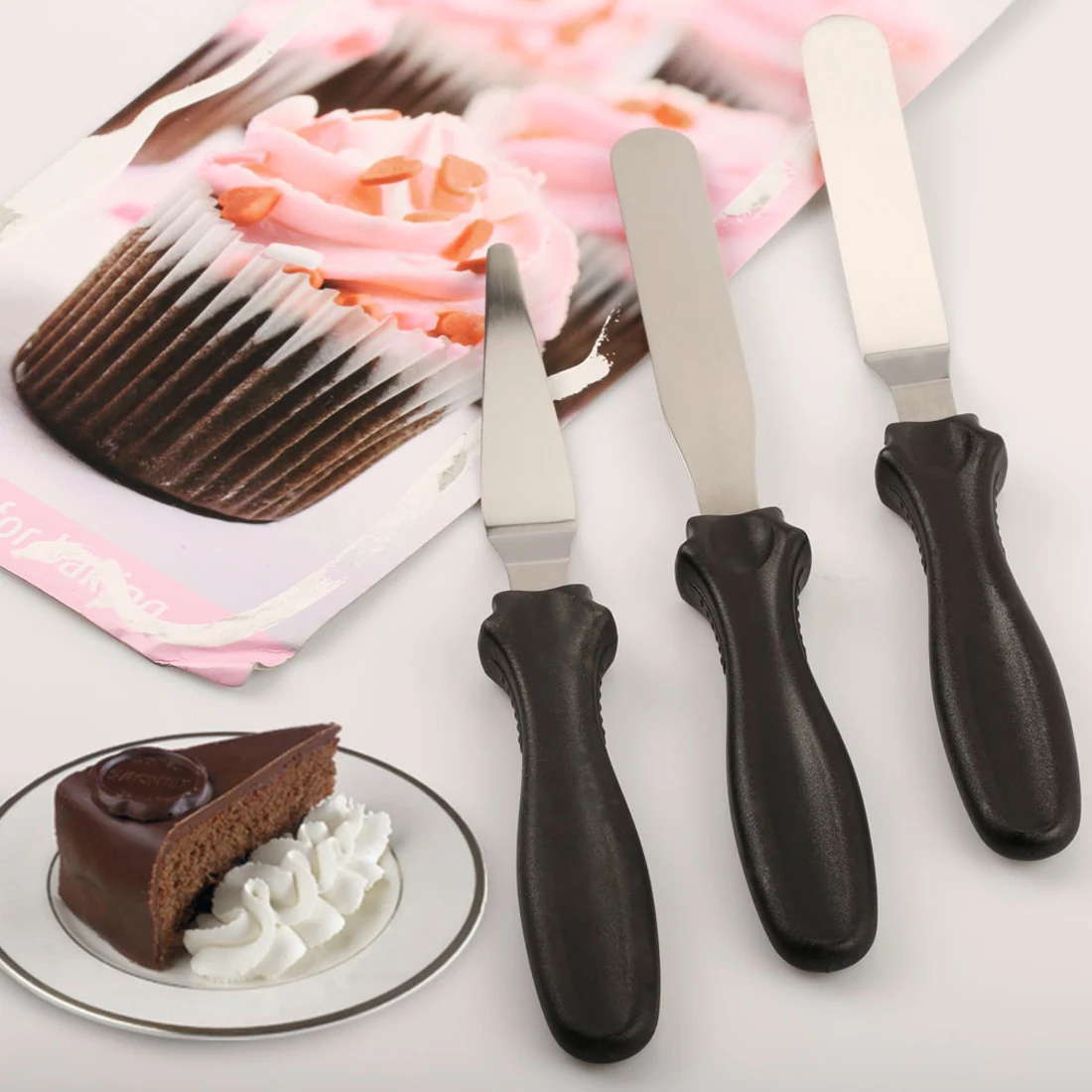 Stainless Steel Butter Cake Cream Knife Spatula for Cake Smoother Icing
