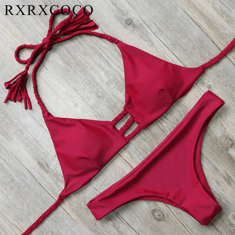 RXRXCOCO бикини установить горячие купальники 2017 женщины бикини сексуальный пляж купальник купальный костюм пуш-ап неопрен Бразильский Майо де Бейн