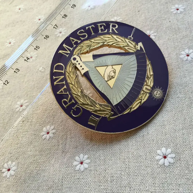 Buy 5pcs/lot Wholesale Freemasonry GRAND MASTER Purple