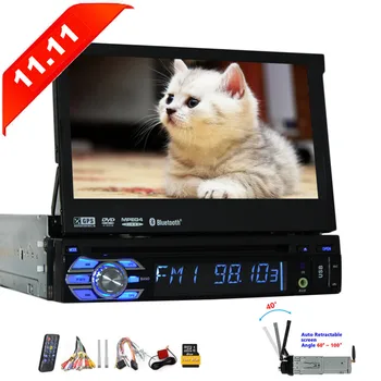 

7 Inch Capacitive Touchscreen Car Stereo Autoradio GPS Navigation Car DVD Player Radio Detachable Panel Car Headunit Bluetooth