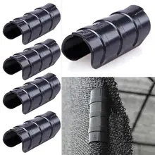 10pcs lot Greenhouse Frame Pipe Tube and Film Clip Clamp Connector Kit 19mm Garden Shade Accessories