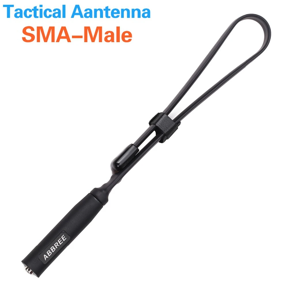 

2019 SMA-Male Dual Band VHF UHF 144/430Mhz Foldable Tactical Antenna for Walkie Talkie TYT MD-390 Wouxun KG-UV9D Plus Ham Radio