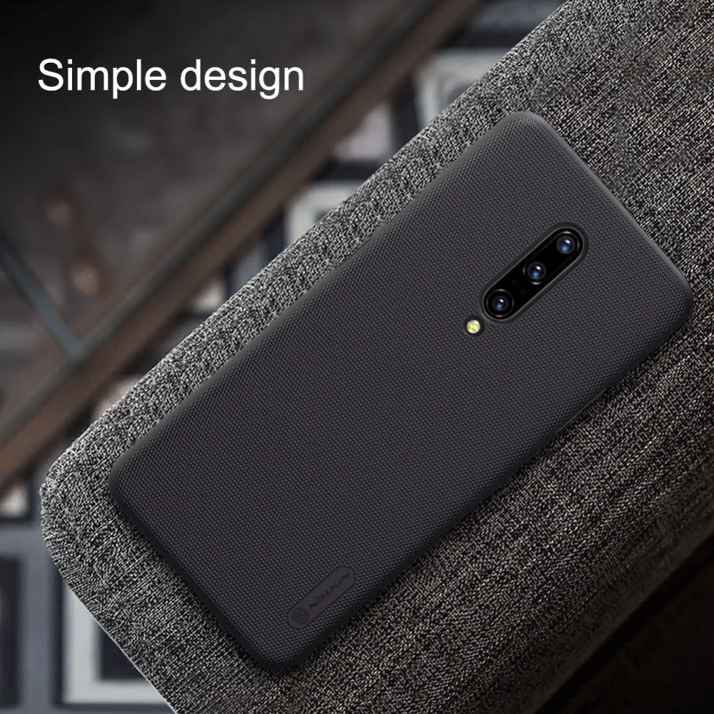 Чехол NILLKIN Oneplus 7 pro чехол One plus матовый в горошек задняя крышка подарок держатель