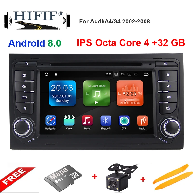 

Android 8.0 4G CAR GPS For Audi A4 B6 B7 S4 B7 B6 RS4 B7 SEAT Exeo dvd player radio stereo IPS screen multimedia auto navigation