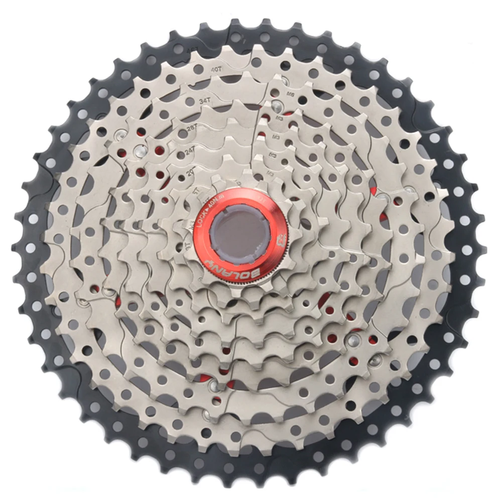 

9speed Bicycle Freewheel 27s cassette Mountain Bikes Mtb Wide Ratio Bicycle Cassette Parts Sprockets 11-40T 11-42T 11-46T