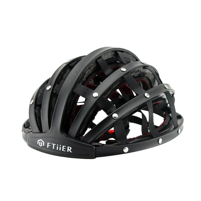 

Ftiier Outdoor Foldable Cycling Helmet Lightweight Portable Road Bike Mtb Helmets Sport Mountain Hiking Camping Hat