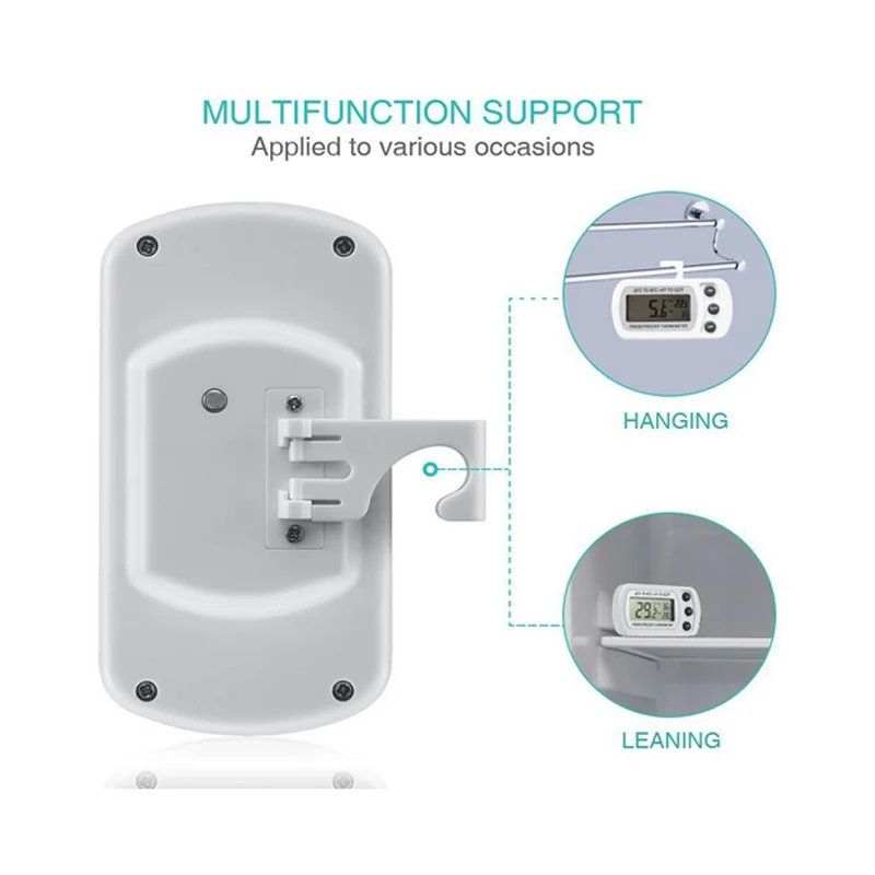 Модный термометр для морозильной камеры с крючком водонепроницаемый ЖК-цифровой дисплей Термометры для холодильника функция для домашний холодильник LE66