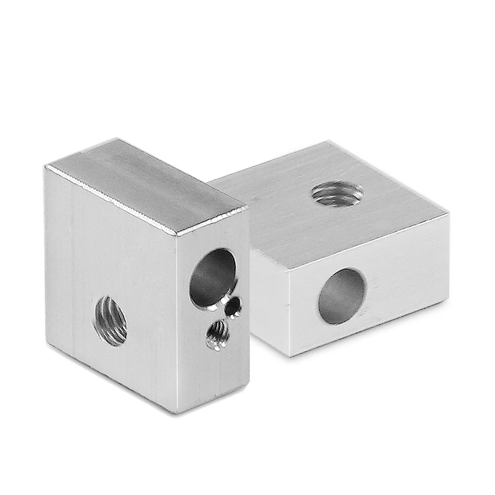 4 шт. детали экструдера для 3D принтера Anet A6 A8|aluminium heater block|heater blockparts 3d printer |