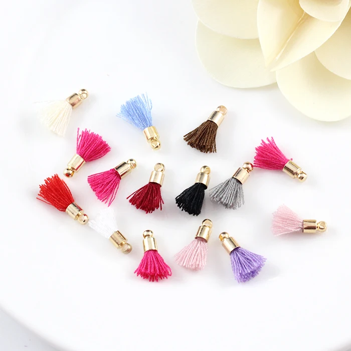 20PCS Satin Silk Tassel For Keychain Cellphone Straps Full Tassels With