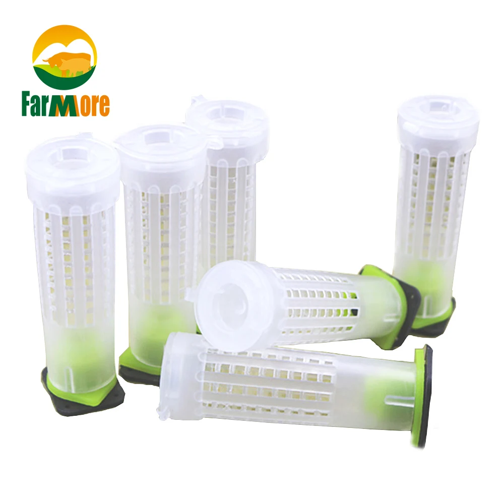 

10pcs Beekeeping Rearing Queen Cage the New Beekeeping Equipment Insects Tools Wholesale Bee Feeder