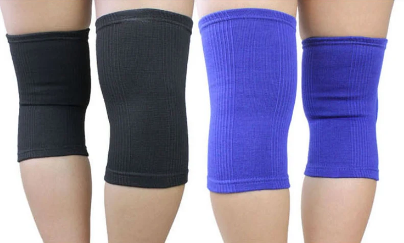 Губка для поддержки колена, черные футбольные наколенники, Защитные Спортивные наколенники, фитнес, вратарь, футбол, волейбол, поддержка колена L134