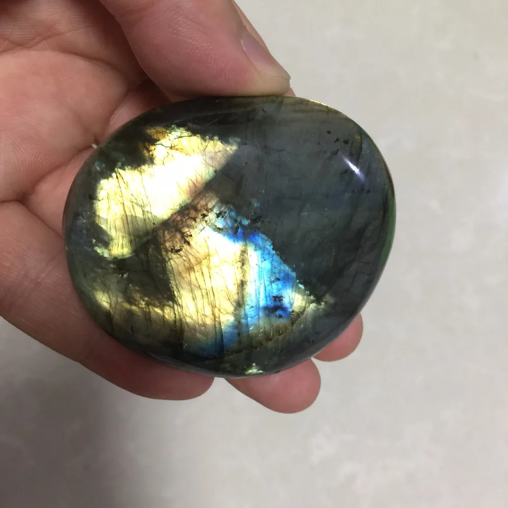 Непревзойденные натуральные камни Лабрадорита 100-160 г красочный светильник фельдшпат Золотой Лабрадор лунный камень гекатолит минеральный образец
