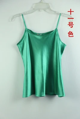 summer 100% pure silk satin Camisole silk breathable backing small tanktop camisole women's Tanks & Camis