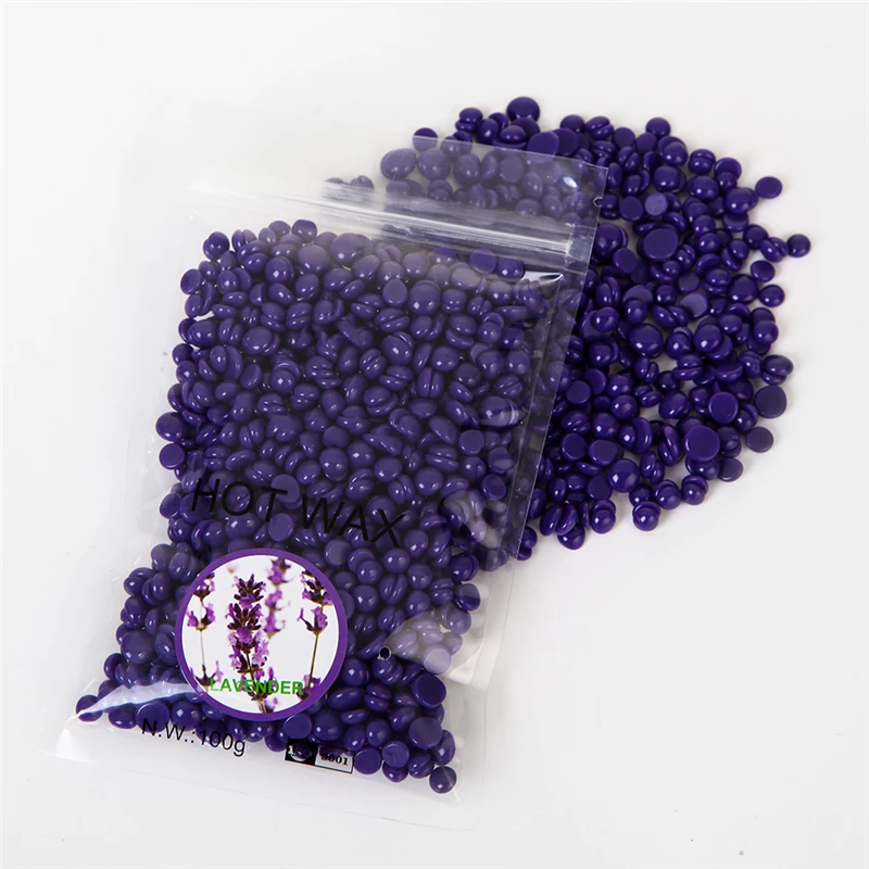 

Dropship 100g/bag No Strip Depilatory Hot Film Hard Wax Pellet Waxing Bikini Hair Removal Bean More Color for Women Men 5Flavors
