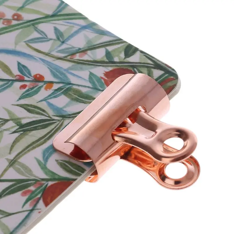 

5pcs Metal Bulldog Grip Clips Food Bag Sealing Clamp File Ticket Binder Photo Organizer Office School Supplies with Drawing Pins
