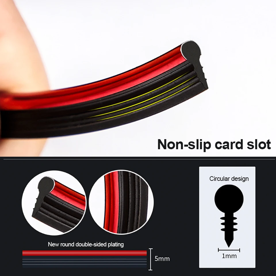3//4M U Style Car Interior Decoration Door Air Vent Chrome Moulding Trim Strip K