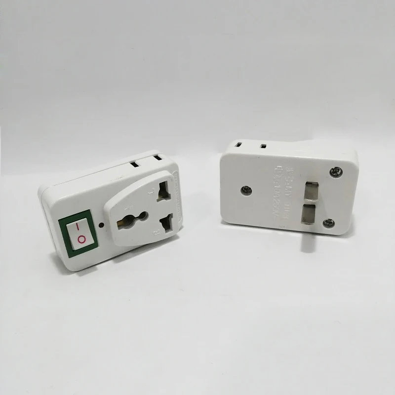 

CN Plug to universal socket Travel adapter plug Switch socket with one to three Multi-function portable Travel adapter socket