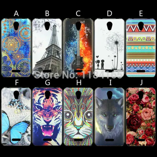 

TPU Case For Lenovo A2016a40 Cartoon Colorful 10 Patterns Color Painting Soft Case for Lenovo A1010 A Plus Phone Back Cover