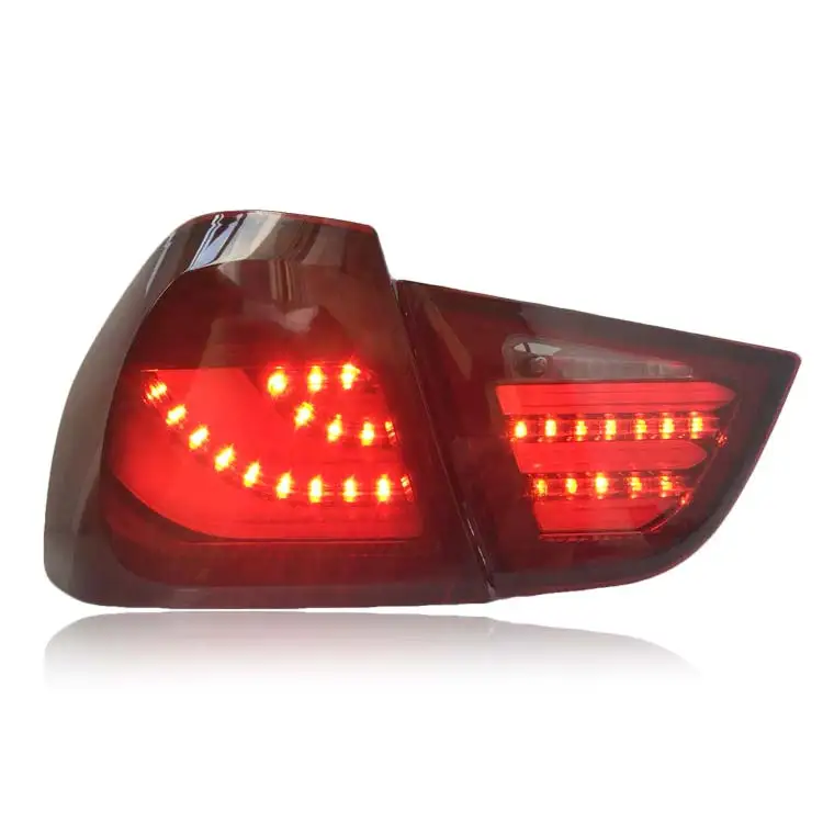 Для BMW E90 318i 320i 325i светодиодный задний фонарь 2009 до 2012 год темно-красного цвета