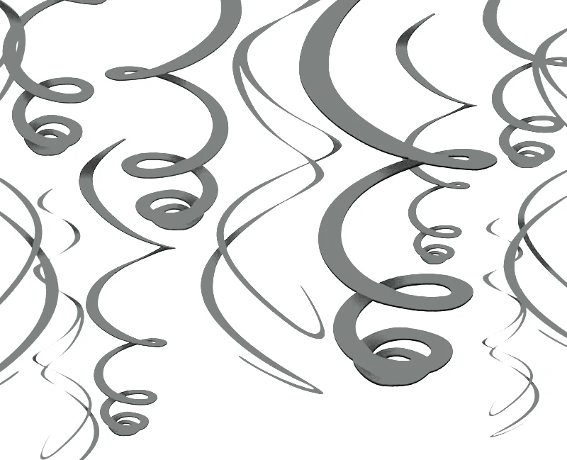 14 шт./упак. Потолочный подвесной вихревое украшение металлический Фольга Висячие завитками для Юбилей на день рождения Свадебный душ вечерние поставки