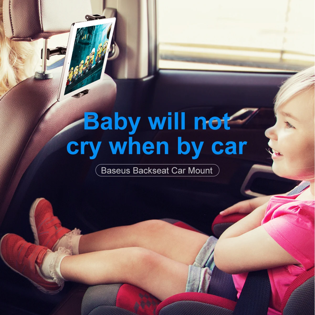 Baseus Back Seat Mount Tablet Stand Car Holder For iPad Air Mini Pro Backseat Car Phone Holder Stan