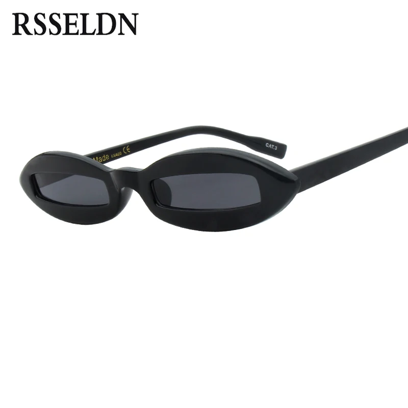 RSSELDN Fashion Small Oval Sunglasses Women Luxury Brand Designer Vintage Sun glasses For Women 2018 Men