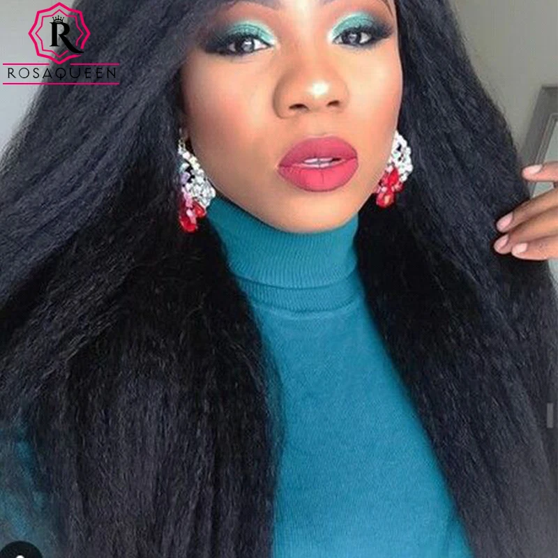 

360 Lace Frontal With Bundle Kinky Straight Lace Frontal Closure With Bundles 3pcs/lot 2pcs Peruvian Hair Weft with 360 Frontal