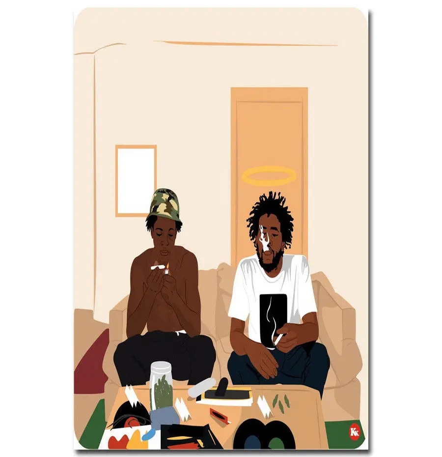 Hot New Joey Bada$$ Rap Music Stars-Silk Art Poster Wall Sicker Decoration Gift
